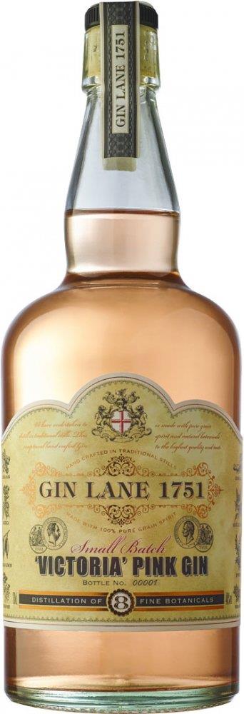 Gin - Gin Lane 1751, Victoria Pink Gin, 0,7 L